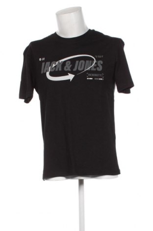 Мъжка тениска Jack & Jones, Размер M, Цвят Черен, Цена 21,00 лв.