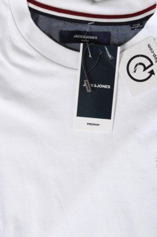Мъжка тениска Jack & Jones PREMIUM, Размер M, Цвят Бял, Цена 31,00 лв.