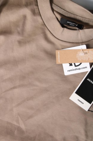Herren T-Shirt Jack & Jones PREMIUM, Größe M, Farbe Beige, Preis 15,98 €