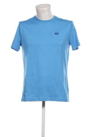 Мъжка тениска La Martina, Размер M, Цвят Син, Цена 72,00 лв.