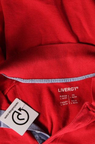 Herren T-Shirt Livergy, Größe L, Farbe Rot, Preis € 6,68
