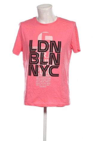 Herren T-Shirt Mr. F, Größe L, Farbe Rosa, Preis 3,99 €
