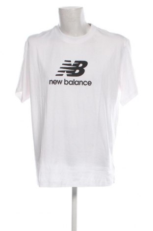 Мъжка тениска New Balance, Размер XL, Цвят Бял, Цена 53,20 лв.
