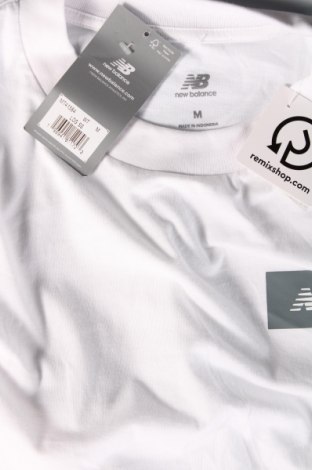 Ανδρικό t-shirt New Balance, Μέγεθος M, Χρώμα Λευκό, Τιμή 30,36 €