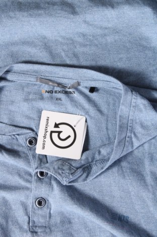 Herren T-Shirt No Excess, Größe XXL, Farbe Blau, Preis 9,74 €