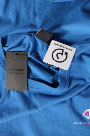 Herren T-Shirt Only & Sons, Größe XL, Farbe Blau, Preis € 10,82