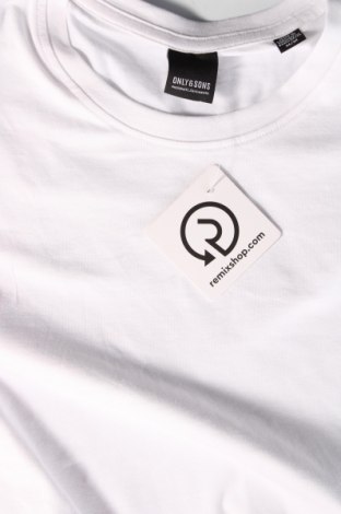 Ανδρικό t-shirt Only & Sons, Μέγεθος M, Χρώμα Λευκό, Τιμή 10,82 €