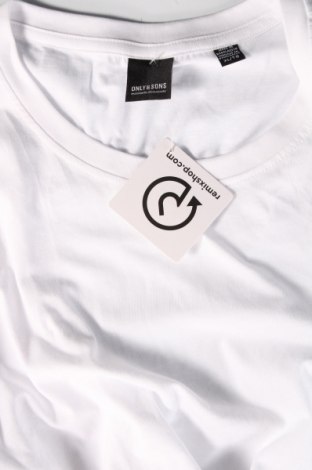 Herren T-Shirt Only & Sons, Größe XL, Farbe Weiß, Preis € 10,82