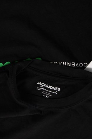 Мъжка тениска Originals By Jack & Jones, Размер XL, Цвят Черен, Цена 31,00 лв.