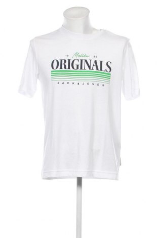 Tricou de bărbați Originals By Jack & Jones, Mărime M, Culoare Alb, Preț 61,18 Lei