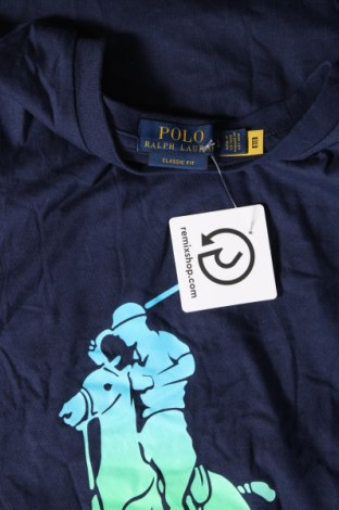 Męski T-shirt Polo By Ralph Lauren, Rozmiar L, Kolor Niebieski, Cena 389,16 zł