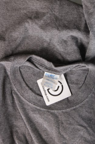 Ανδρικό t-shirt Port & Company, Μέγεθος XL, Χρώμα Γκρί, Τιμή 8,04 €