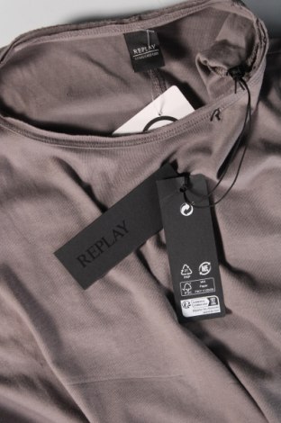 Ανδρικό t-shirt Replay, Μέγεθος S, Χρώμα Γκρί, Τιμή 31,54 €