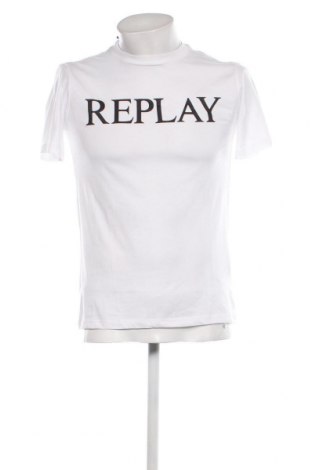 Ανδρικό t-shirt Replay, Μέγεθος S, Χρώμα Λευκό, Τιμή 37,11 €