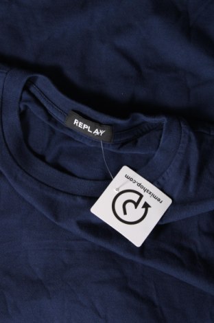Ανδρικό t-shirt Replay, Μέγεθος XXL, Χρώμα Μπλέ, Τιμή 33,40 €