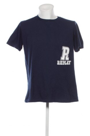 Pánske tričko  Replay, Veľkosť XXL, Farba Modrá, Cena  35,25 €