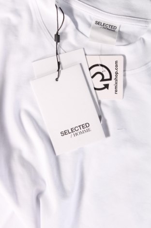 Ανδρικό t-shirt Selected Homme, Μέγεθος M, Χρώμα Λευκό, Τιμή 15,98 €