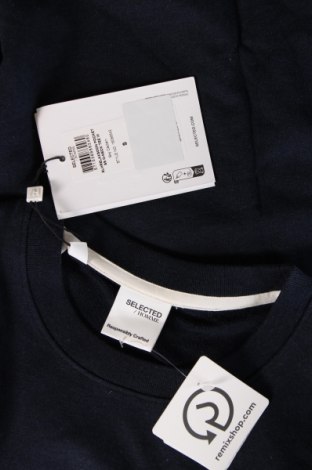 Ανδρικό t-shirt Selected Homme, Μέγεθος S, Χρώμα Μπλέ, Τιμή 14,38 €