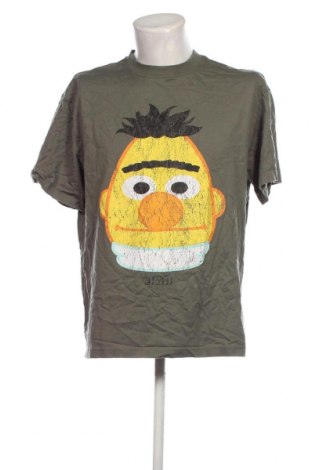 Męski T-shirt Sesame Street, Rozmiar M, Kolor Zielony, Cena 95,96 zł