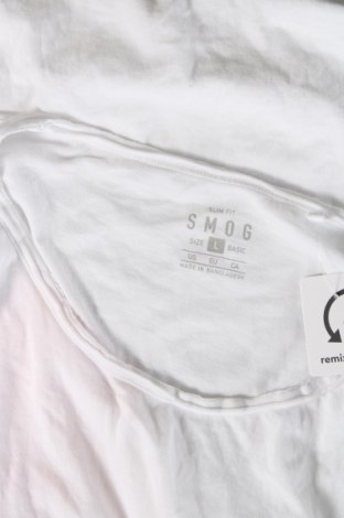 Męski T-shirt Smog, Rozmiar L, Kolor Biały, Cena 41,58 zł