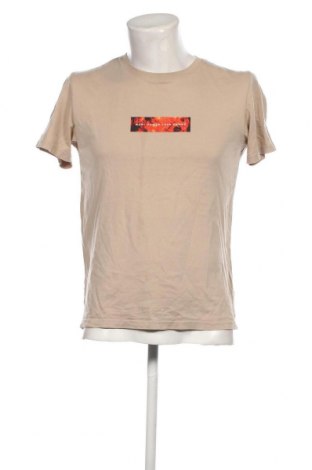 Мъжка тениска Smog, Размер S, Цвят Бежов, Цена 7,80 лв.