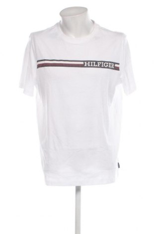 Мъжка тениска Tommy Hilfiger, Размер XL, Цвят Бял, Цена 77,00 лв.