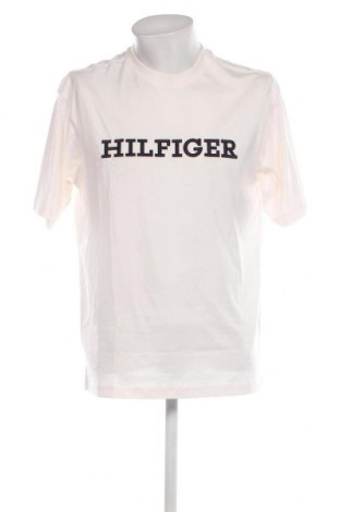 Мъжка тениска Tommy Hilfiger, Размер M, Цвят Екрю, Цена 69,30 лв.
