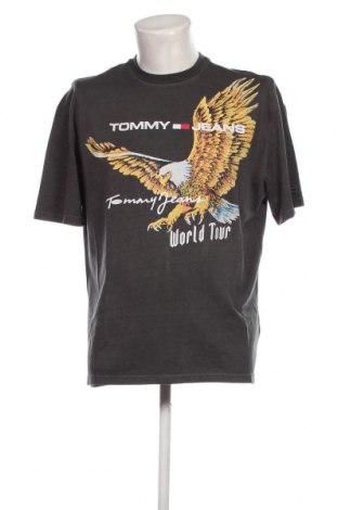 Herren T-Shirt Tommy Jeans, Größe S, Farbe Grau, Preis € 31,75