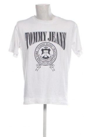 Tricou de bărbați Tommy Jeans, Mărime M, Culoare Alb, Preț 215,30 Lei