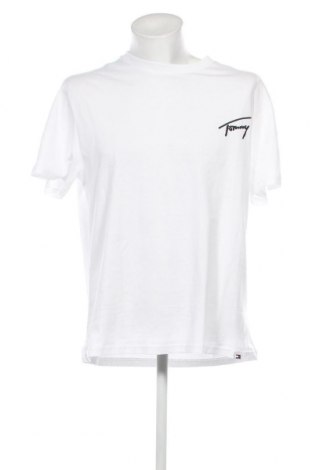 Herren T-Shirt Tommy Jeans, Größe L, Farbe Weiß, Preis 23,81 €