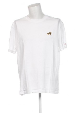 Herren T-Shirt Tommy Jeans, Größe XXL, Farbe Weiß, Preis 33,74 €