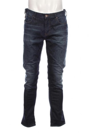 Мъжки дънки Armani Jeans, Размер L, Цвят Син, Цена 98,10 лв.