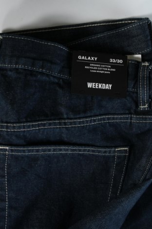 Męskie jeansy Weekday, Rozmiar L, Kolor Niebieski, Cena 126,61 zł