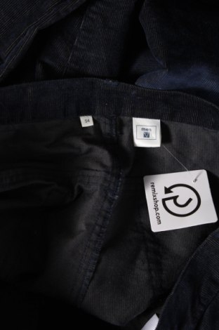 Ανδρικό κοτλέ παντελόνι, Μέγεθος L, Χρώμα Μπλέ, Τιμή 4,49 €
