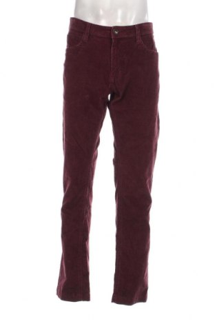 Pantaloni raiați de bărbați Angelo Litrico, Mărime XL, Culoare Roșu, Preț 44,89 Lei