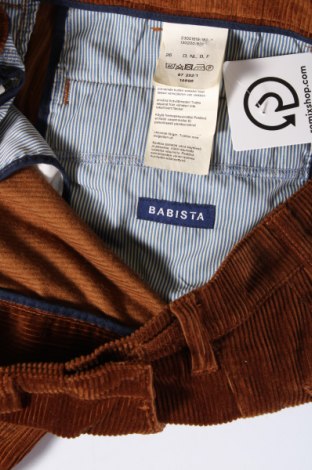 Pantaloni raiați de bărbați Babista, Mărime L, Culoare Maro, Preț 23,85 Lei