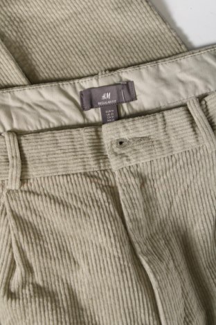 Ανδρικό κοτλέ παντελόνι H&M, Μέγεθος M, Χρώμα Πράσινο, Τιμή 5,38 €