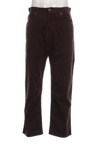 Pantaloni raiați de bărbați Marks & Spencer, Mărime M, Culoare Maro, Preț 102,83 Lei