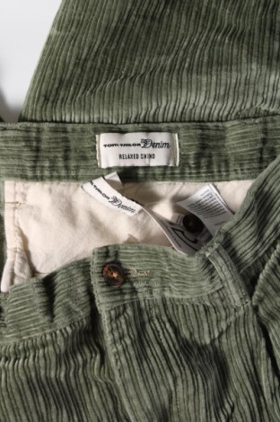 Pantaloni raiați de bărbați Tom Tailor, Mărime XL, Culoare Verde, Preț 134,87 Lei