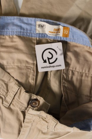 Ανδρικό κοντό παντελόνι F&F, Μέγεθος M, Χρώμα  Μπέζ, Τιμή 12,77 €