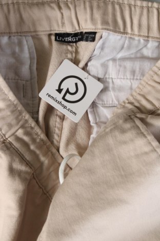 Ανδρικό κοντό παντελόνι Livergy, Μέγεθος L, Χρώμα  Μπέζ, Τιμή 15,46 €
