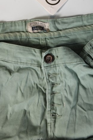 Herren Shorts Stitch & Soul, Größe L, Farbe Grün, Preis € 17,40