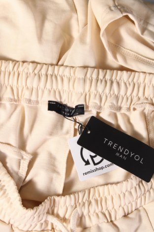 Pantaloni scurți de bărbați Trendyol, Mărime XL, Culoare Bej, Preț 173,36 Lei