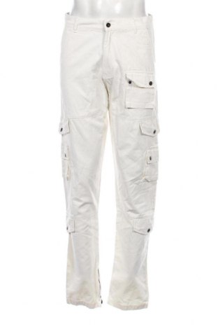 Мъжки панталон Boohoo, Размер M, Цвят Екрю, Цена 14,50 лв.