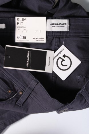 Ανδρικό παντελόνι Jack & Jones, Μέγεθος L, Χρώμα Μπλέ, Τιμή 12,76 €