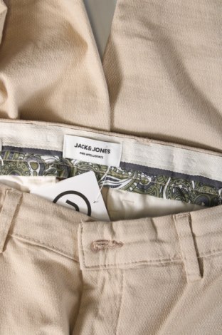 Pantaloni de bărbați Jack & Jones, Mărime S, Culoare Bej, Preț 146,55 Lei