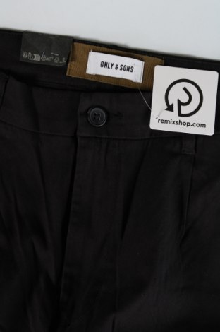 Ανδρικό παντελόνι Only & Sons, Μέγεθος M, Χρώμα Μαύρο, Τιμή 5,93 €
