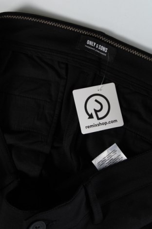 Pantaloni de bărbați Only & Sons, Mărime XL, Culoare Negru, Preț 45,40 Lei