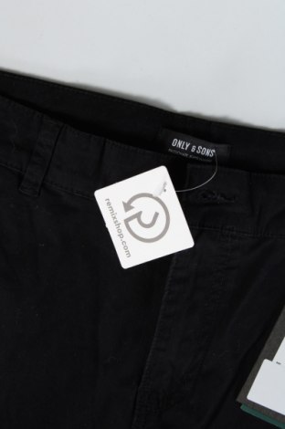 Ανδρικό παντελόνι Only & Sons, Μέγεθος M, Χρώμα Μαύρο, Τιμή 8,54 €