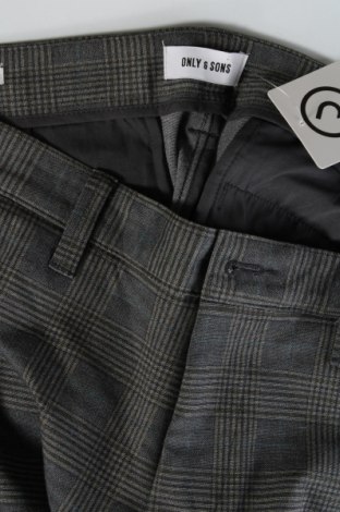 Ανδρικό παντελόνι Only & Sons, Μέγεθος L, Χρώμα Γκρί, Τιμή 9,48 €